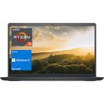 DELL Inspiron Laptop, 15.6" HD Display, AMD Ryzen 5 3450U Processor, 32GB RAM, 1TB SSD, Webcam, HDMI, SD Card Reader, Wi-Fi, Windows 11 Home, Carbon Black