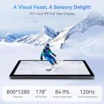 Android 16 Tablet, 2026 Tablet with Keyboard and Pen, Gemini AI 3.0,10 Inch Android Tablets 18GB+128GB/2TB, 6000mAh, FHD, 5G WiFi, Bluetooth 5.0, GPS, OTG, Office, Gaming, 4 Years Warranty