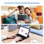 Android 16 Tablet, 2026 Tablet with Keyboard and Pen, Gemini AI 3.0,10 Inch Android Tablets 18GB+128GB/2TB, 6000mAh, FHD, 5G WiFi, Bluetooth 5.0, GPS, OTG, Office, Gaming, 4 Years Warranty