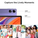 DOOGEE Tab G6+ Android 15 Tablet with Keyboard, 8000mAh Battery Gemini AI Tablets 11 Inch, Unisoc T7280 Octa Core 32GB+256GB/2TB, Widevine L1, Gaming Tablet with Pen, Mouse&Case, Purple