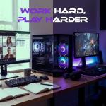 GFX-007 Gaming PC High-Performance Desktop PC - Intel Core i7 6th • 1TBHDD + 256SSD • RTX 3050 6GB • 16GB RAM DDR4 • Advanced Cooling • Windows 11 (RTX 3050 6GB, Core i7 6th)