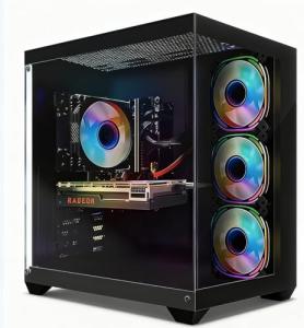 STGsivir Prebuilt Gaming PC Desktop Computer Tower, Intel Core i7 up to 3.9GHz, Nvidia GeForce RTX 2060 Super 8GB GDDR6, 16GB RAM, 1TB SSD, WIFI 6, BT 5.0, RGB Fan x3, Windows11 Pro