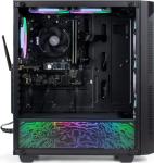 XUM Elite Prebuilt Gaming PC: AMD Ryzen 5 5600G, Radeon Vega 7 Integrated Graphics, 16GB DDR4 RAM, 256GB NVMe SSD, 1TB HDD, 500W PSU 80+ Bronze, aRGB, WiFi 5, Windows 11 Home, Entry Level, Black Case