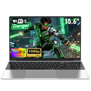 NAIKLULU 15.6 Inch Laptop with M3-6Y30 Processor, 16GB RAM 512GB SSD Laptop Computer Pc 2026, FHD 1920 x 1080P, 5000 MAh/38.5Wh, TF Card, Webcam, Touchpad, Student/Home/Business