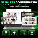 NAIKLULU 15.6 Inch Laptop with M3-6Y30 Processor, 16GB RAM 512GB SSD Laptop Computer Pc 2026, FHD 1920 x 1080P, 5000 MAh/38.5Wh, TF Card, Webcam, Touchpad, Student/Home/Business