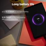 Lenovo Tab One Android Tablet | 8.7 inch HD Display | MediaTek Helio G85 | 4GB RAM | 128GB | Wi-Fi 5 | Clear Case