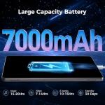 RebotAi 2026 Tablet 11 Inch Android 15 with Gemini AI, 18GB+128GB/1TB, GMS Widevine L1, Octa-core 2.0GHz, WiFi 6 & BT 5.2, 7000mAh Tablet