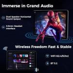 RebotAi 2026 Tablet 11 Inch Android 15 with Gemini AI, 18GB+128GB/1TB, GMS Widevine L1, Octa-core 2.0GHz, WiFi 6 & BT 5.2, 7000mAh Tablet