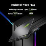 ASUS ROG Strix 16 G614PR 16.0" WUXGA 165Hz Gaming Laptop (AMD Ryzen 9-8940HX, NVIDIA GeForce RTX 5070Ti 12GB Graphics, 16GB RAM, 1TB PCIe SSD, 4-Zone Backlit Keyboard, Windows 11)