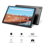 PRITOM 10 inch Tablet, Android 14 tablet, 32GB ROM, 6000Mah, Expand to 1024GB, Quad Core Processor, 10 inch Tablet, Android Tablets HD IPS Screen, Camera, Wi-Fi, Bluetooth, Tablet PC(Gray)