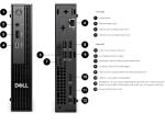 2025 Dell Pro Micro AI PC (Next Gen OptiPlex 7000 MFF), Intel 14-Core Ultra 5 235T (> i7-13700), 16GB DDR5, 512GB SSD, QCM1250 Mini Tiny Business Desktop, Wi-Fi 6E, RJ45, Bluetooth, 2X DP, Win 11 Pro