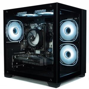 ionz Gaming PC - Desktop Computer | Intel i5-12400F | Nvidia RTX 5060 | 16GB RGB RAM | 1TB NVMe SSD | 500W 80+ PSU - WIFI | Windows 11 |