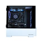 CyberPowerPC Luxe Gaming PC - AMD Ryzen 7 9800X3D, Nvidia RTX 5070 Ti, 32GB RAM, 2TB NVMe SSD, 750W PSU, Windows 11, Liquid Cooling, Amethyst 360M Airflow White