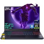 Acer Predator Helios Neo 16S AI Gaming Laptop 16" 2560x1600 OLED 240Hz (100% DCI-P3) Intel 24-core Ultra 9 275HX 64GB DDR5 4TB SSD GeForce RTX 5070 Ti GDDR7 DLSS4 (Up to 992 AI Tops) Win11Pro ICP Hub