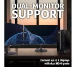 acer Aspire XC-1780 Desktop PC | Intel Core i5-13400 | 8GB RAM | 512GB SSD | Small Form Factor | Windows 11 Home | Black | WiFi 6E | Dual HDMI Ports | Intel UHD Graphics