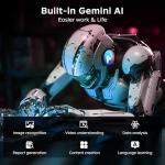 Android 16 Tablet 11 Inch with Gemini AI, T7250 Octa-Core, 24GB RAM + 256GB ROM /2TB TF, 16MP+8MP, 1920x1200 IPS HD Display, 8000mAh, Widevine L1, GPS, 2 in 1 Tablets with Keyboard Mouse Stylus