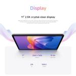 XIAOMI Redmi Pad 2, 8+256GB, Mint Green, 11" 2.5K crystal-clear display, Massive 9000mAh(typ) battery, Advanced Helio G100-Ultra, Quad speakers for immersive sound (No power adapter included)