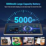 MUISOO Tablet 10 Inch Android 15, Tablets 16GB RAM 1TB Expandable, Android Tablet 1332 * 800 HD, 5G WiFi, BT5.4, 5MP Dual Camera, Tab PC 5000mAh Battery, GMS Widevine L1 (White)