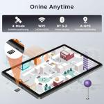 Android 16 Tablet 11 Inch with Gemini AI, T7250 Octa-Core, 24GB RAM + 256GB ROM /2TB TF, 16MP+8MP, 1920x1200 IPS HD Display, 8000mAh, Widevine L1, GPS, 2 in 1 Tablets with Keyboard Mouse Stylus