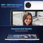 MUISOO Tablet 10 Inch Android 15, Tablets 16GB RAM 1TB Expandable, Android Tablet 1332 * 800 HD, 5G WiFi, BT5.4, 5MP Dual Camera, Tab PC 5000mAh Battery, GMS Widevine L1 (White)