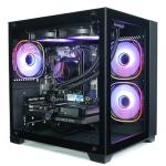 ionz Gaming PC - Desktop Computer, Ryzen 5 5600, NVIDIA RTX 5060,16GB RAM 1TB NVMe SSD, 240mm AIO Liquid Cooling, Windows 11, 650W 80+ PSU, WiFi, KZ 900 V2 - Black