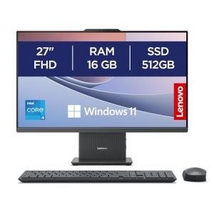 Lenovo IdeaCentre AIO Gen 9 | All-in-One Desktop PC | 27 inch Full HD | Intel Core i5-13420H | 16 GB RAM | 512 GB SSD | Wi-Fi 6 | Windows 11 Home | Wireless EOS Keyboard and Mouse | Luna Grey |