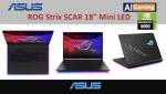 ASUS ROG Strix Scar 18 AI Gaming Laptop 18" 240Hz Mini LED WQXGA Display (Intel Ultra 9-275HX, GeForce RTX 5090 24GB, 64GB DDR5, 2x8TB PCIe SSD (16TB), RGB KB, Win 11 Pro) w/DKZ USB Port Expander