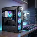 STGsivir Prebuilt Gaming PC Desktop Computer Tower, Intel Core i7-6700 up to 4.0GHz, Nvidia GeForce RTX 2060 Super 8GB GDDR6, 32GB RAM DDR4, 1TB SSD, WIFI 6, BT 5.0, RGB Fan x3, Windows11 Pro
