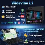 YESTEL Tablet 10 Inch Android 15 with Gemini AI, 30GB RAM + 2TB Expansion ROM, Widevine L1, Octa-Core, 5G WiFi, GPS, FHD IPS, BT5.0, 6000mAh, 2 in 1 Tablet with Keyboard + Mouse, Black