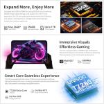 TECLAST T65 Tablet 13.4 Inch, Android 16 Tablet, 26GB RAM 256GB ROM(TF 4TB), 10000mAh, 120Hz, 2.2GHz gaming Tablet, 4G LTE Dual SIM,1920x1200 IPS, Quad-Core Large Tablet, 5+13MP, GPS, Widevine L1