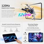 TECLAST T65 Tablet 13.4 Inch, Android 16 Tablet, 26GB RAM 256GB ROM(TF 4TB), 10000mAh, 120Hz, 2.2GHz gaming Tablet, 4G LTE Dual SIM,1920x1200 IPS, Quad-Core Large Tablet, 5+13MP, GPS, Widevine L1
