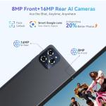 Tablet 11 Inch With SIM Card Slot,Android 16 Tablet with Gemini AI,24GB RAM 256GB ROM Expandable to 2TB, T615 Octa-Core Gaming tablet,8000mAh with 18W Fast Charge Tablette android ，4 Year Warrant