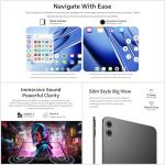 TECLAST T65 Tablet 13.4 Inch, Android 16 Tablet, 26GB RAM 256GB ROM(TF 4TB), 10000mAh, 120Hz, 2.2GHz gaming Tablet, 4G LTE Dual SIM,1920x1200 IPS, Quad-Core Large Tablet, 5+13MP, GPS, Widevine L1