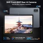 Tablet 10 Inch,Android 16 AI Tablets,24GB +256GB/2TB,FHD Gaming Tablet With Pen and Keyboard Kits,5G WiFi,Octa-Core,8MP AI Camera,Widevine L1+Stereo Speaker,GPS,Fast Charge