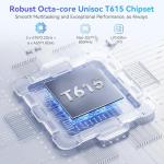 Tablet 11 Inch With SIM Card Slot,Android 16 Tablet with Gemini AI,24GB RAM 256GB ROM Expandable to 2TB, T615 Octa-Core Gaming tablet,8000mAh with 18W Fast Charge Tablette android ，4 Year Warrant