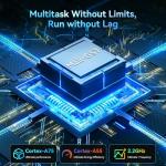 VekfulPC 13.4 inch Android 15 Tablets with Keyboard and Pen, 13 inch Large Screen Tablet with Gemini AI for Gaming, 24GB RAM+256GB ROM, 120Hz,10000mAh，Octa-Core,with Case and Pen