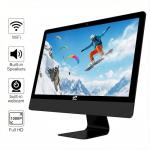 STGsivir All-in-one PC Desktop Computer, 24" FHD Display, Core i7 up to 4.0 GHz, 16GB RAM, 512GB SSD, WiFi, Bluetooth 5.0, Windows11P64, Black, for Office & Entertainment