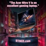 Acer Nitro V16 AI ANV16-42 Gaming Laptop - AMD Ryzen AI 7 260, 16GB, 1TB SSD, NVIDIA GeForce RTX 5070, 16" WUXGA 180Hz, Windows 11, Black