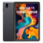 Paaxoo Android Tablet, 10.1 inch Android 15 Tablets 18GB(6+12) RAM 128GB ROM 1TB Expand, 1280x800 IPS HD Touchscreen,6000mAh Battery, Bluetooth, Dual Camera, GMS, WiFi