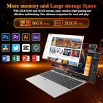 Ultra-fast Ryzen 7 4800H 8 Cores / 16 Threads Laptop 15.6″ – 16GB RAM / 512GB SSD – Fingerprint Reader • Bluetooth 5.0 • Dual-band WiFi Modules • 4 hours of use • Ideal for Students, Business & Gaming