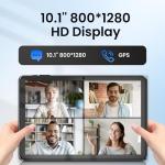 Paaxoo Android Tablet, 10.1 inch Android 15 Tablets 18GB(6+12) RAM 128GB ROM 1TB Expand, 1280x800 IPS HD Touchscreen,6000mAh Battery, Bluetooth, Dual Camera, GMS, WiFi