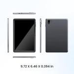 Paaxoo Android Tablet, 10.1 inch Android 15 Tablets 18GB(6+12) RAM 128GB ROM 1TB Expand, 1280x800 IPS HD Touchscreen,6000mAh Battery, Bluetooth, Dual Camera, GMS, WiFi