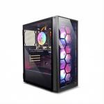 STGsivir Gaming PC, Gaming Computer Desktop Tower, Intel Core i7 8th up to 4.1GHz, Nvidia GeForce RTX 3050 6GB, 32GB DDR4 RAM, 1TB SSD, WIFI 6, BT 5.0, RGB Fan x3, Windows11 Pro