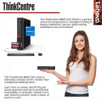 Lenovo Business Mini Desktop PC, AMD Processor, Dual Display Support, Wi-Fi, Bluetooth, USB & Ethernet Port, Windows 11 Pro, Compact, Quiet, Space-Saving, w/Keyboard & Mouse (16GB RAM & 128GB SSD)