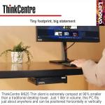 Lenovo Business Mini Desktop PC, AMD Processor, Dual Display Support, Wi-Fi, Bluetooth, USB & Ethernet Port, Windows 11 Pro, Compact, Quiet, Space-Saving, w/Keyboard & Mouse (16GB RAM & 128GB SSD)