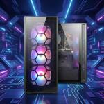 STGsivir Gaming PC, Gaming Computer Desktop Tower, Intel Core i7 8th up to 4.1GHz, Nvidia GeForce RTX 3050 6GB, 32GB DDR4 RAM, 1TB SSD, WIFI 6, BT 5.0, RGB Fan x3, Windows11 Pro