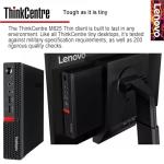 Lenovo Business Mini Desktop PC, AMD Processor, Dual Display Support, Wi-Fi, Bluetooth, USB & Ethernet Port, Windows 11 Pro, Compact, Quiet, Space-Saving, w/Keyboard & Mouse (16GB RAM & 128GB SSD)