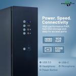 Desktop PC – Intel Core i7-12700 12th Gen • 16GB DDR4 RAM • 512GB NVMe SSD • WiFi 5 & Bluetooth 5.0 • Dual Monitor Support • Windows 11 Pro – Small Form Factor Office & Home Computer