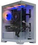 Blizzard Mini Gaming PC Desktop : AMD Ryzen 5 5500GT, GTX 1660 Super 6GB, 16GB RAM DDR4, 512GB SSD NVMe, 500W PSU 80+ Bronze, ARGB, Wi-Fi, Windows 11 Pro, White Case