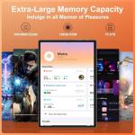 JUSYEA 2026 Tablet 10 Inch Android 15, 30GB RAM+128GB ROM/TF 2TB, 8000mAh, Parental Control, 8-Cores, Gemini AI/Widevine L1, BT5.0, 8MP+5MP, WIFI 6, Tablets Mouse and Keyboard Set-Grey